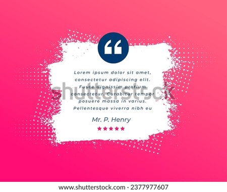 stylish dialogue and remark template design vector 