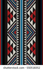 Stylish Diamonds Traditional Folk Sadu Arabian Hand Weaving Pattern