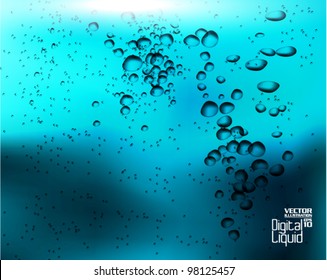 stylish digital droplet background design