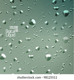 stylish digital droplet background design