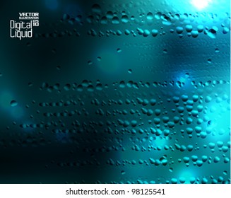 stylish digital droplet background design