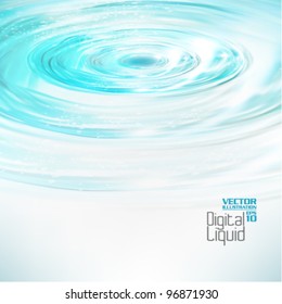 stylish digital flowing liquid design