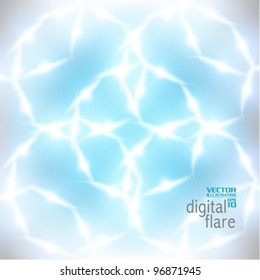 stylish digital flowing liquid design