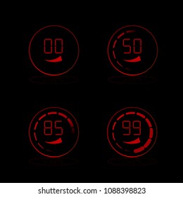 stylish digital indicator