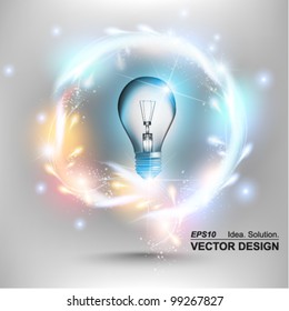 stylish digital light bulb conceptual design