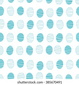 stylish doodle circles background. Seamless pattern. Vector.