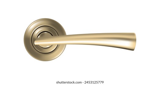 Stylish Door Knob Vector Illustration.