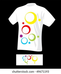 Stylish drawing on a T-shirt