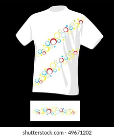 Stylish drawing on a T-shirt