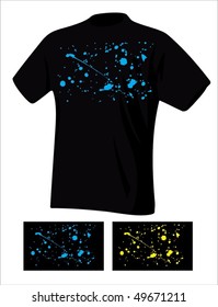 Stylish drawing on a T-shirt
