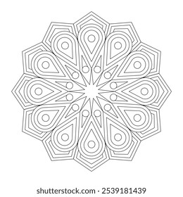 Diseño mandala elegante y