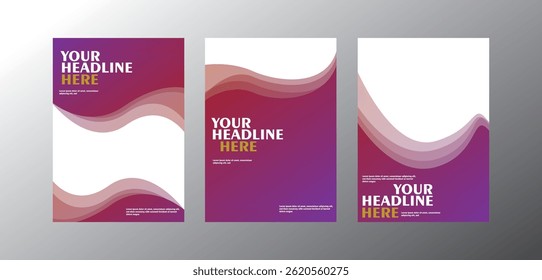 Stilvolle und bearbeitbare Buchdecke Vorlage mit bunten geometrischen Designs. Größe Buchumschlag Vorlage für Jahresbericht, Magazin, Broschüre, Vorschlag, Broschüre, Poster