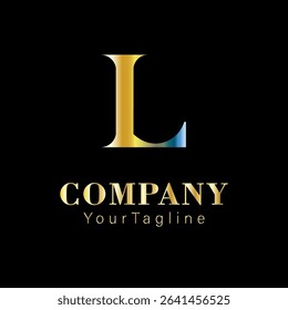 Stylish and elegant letter L logo, perfect for high-end fashion brands, beauty products, and modern boutique identities. Timeless and minimal look for upscale branding.