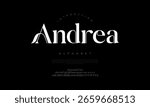 Stylish and elegant serif font design perfect for branding, fashion, and editorial layout