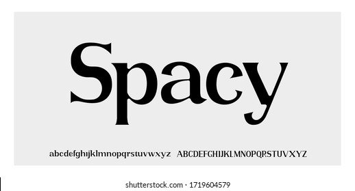 Stylish elegant vector font. set of letters English alphabet. uppercase letters, lowercase letters. vector illustration. 