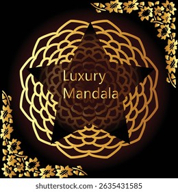 Stylish Ethnic Ornament Mandala with traditional, cultural sophistication