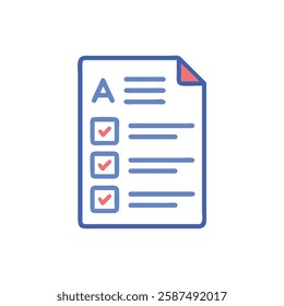 Stylish Exam Answer Sheet Graphic