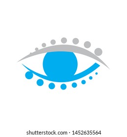 stylish Eyes Logo design a Vision Logotype concept idea vector illustrations