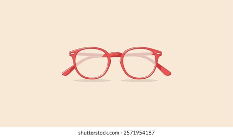 Stylish Eyewear Illustration for Branding, Ads, Packaging, Fashion Marketing, Optical Shops, and Creative Campaigns