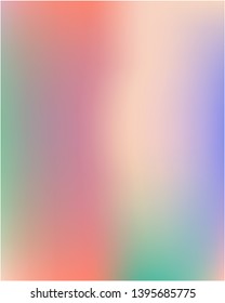 Stylish, fascinating gradient mesh psychedelic design. Vector illustration space. Graceful splash and spreading spot. Pink unique vector texture of gradient colors.