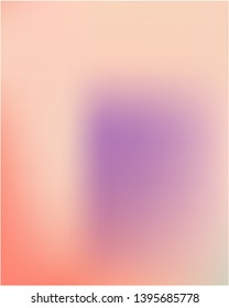 Stylish, fascinating gradient mesh psychedelic design. Vector illustration flat. Nice splash and spreading spot. Pink unique vector texture of gradient colors.