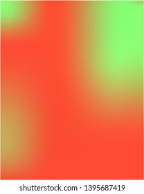 Stylish, fascinating gradient mesh psychedelic design. Magic splash and spreading spot. Vector illustration layout. Red unique vector texture of gradient colors.