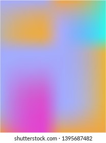 Stylish, fascinating gradient mesh psychedelic design. Pretty splash and spreading spot. Vector illustration flat. Violet unique vector texture of gradient colors.