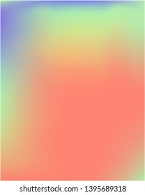 Stylish, fascinating gradient mesh psychedelic design. Vector illustration space. Random splash and spreading spot. Pink unique vector texture of gradient colors.