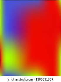 Stylish, fascinating psychedelic design. Graceful splash and spreading spot. Vector illustration cover. Red unique vector texture of gradient colors.