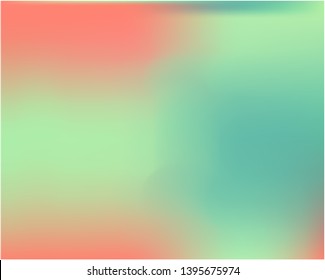 Stylish, fascinating psychedelic design. Graceful splash and spreading spot. Vector illustration concept. Green unique vector texture of gradient colors.