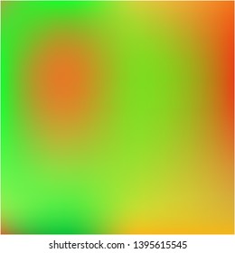 Stylish, fascinating psychedelic design. Interesting splash and spreading spot. Vector illustration shape. Green unique vector texture of gradient colors.