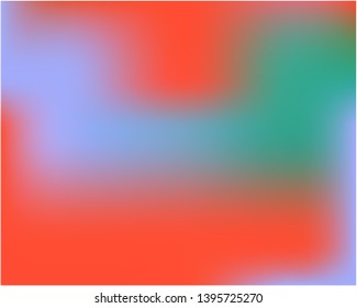 Stylish, fascinating psychedelic design. Magic splash and spreading spot. Vector illustration flyer. Red unique vector texture of gradient colors.