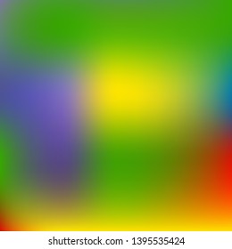 Stylish, fascinating psychedelic design. Nice splash and spreading spot. Vector illustration flyer. Green unique vector texture of gradient colors.