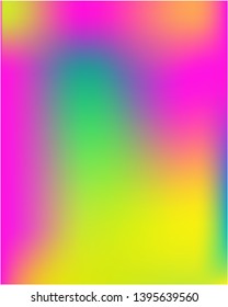Stylish, fascinating psychedelic design. Nice splash and spreading spot. Vector illustration shape. Yellow unique vector texture of gradient colors.