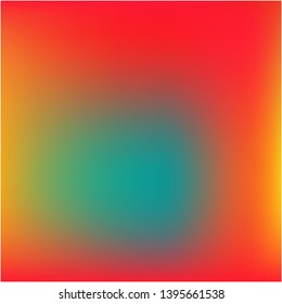 Stylish, fascinating psychedelic design. Nice splash and spreading spot. Vector illustration flat. Red unique vector texture of gradient colors.