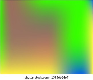 Stylish, fascinating psychedelic design. Nice splash and spreading spot. Vector illustration space. Green unique vector texture of gradient colors.