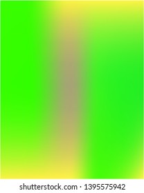 Stylish, fascinating psychedelic design. Random splash and spreading spot. Vector illustration flyer. Green unique vector texture of gradient colors.