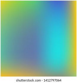 Stylish, fascinating psychedelic design. Random splash and spreading spot. Vector illustration layout. Blue unique vector texture of gradient colors.