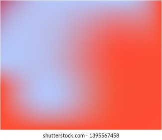 Stylish, fascinating psychedelic design. Startling splash and spreading spot. Vector illustration flat. Red unique vector texture of gradient colors.