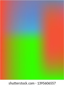 Stylish, fascinating psychedelic design. Startling splash and spreading spot. Vector illustration shape. Green unique vector texture of gradient colors.