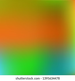 Stylish, fascinating psychedelic design. Startling splash and spreading spot. Vector illustration presentation. Orange unique vector texture of gradient colors.