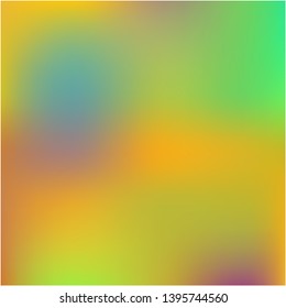 Stylish, fascinating psychedelic design. Startling splash and spreading spot. Vector illustration shape. Orange unique vector texture of gradient colors.