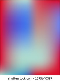 Stylish, fascinating psychedelic design. Strange splash and spreading spot. Vector illustration flyer. Red unique vector texture of gradient colors.