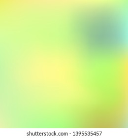 Stylish, fascinating psychedelic design. Vector illustration presentation. Amazing splash and spreading spot. Green unique vector texture of gradient colors.