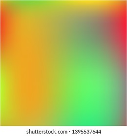 Stylish, fascinating psychedelic design. Vector illustration flat. Amazing splash and spreading spot. Orange unique vector texture of gradient colors.