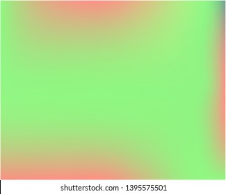 Stylish, fascinating psychedelic design. Vector illustration space. Nice splash and spreading spot. Green unique vector texture of gradient colors.