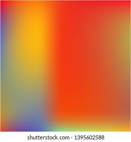 Stylish, fascinating psychedelic design. Vector illustration presentation. Graceful splash and spreading spot. Red unique vector texture of gradient colors.