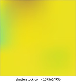 Stylish, fascinating psychedelic design. Vector illustration layout. Trendy splash and spreading spot. Yellow unique vector texture of gradient colors.