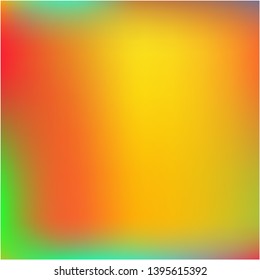 Stylish, fascinating psychedelic design. Vector illustration flyer. Great splash and spreading spot. Orange unique vector texture of gradient colors.