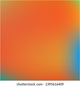 Stylish, fascinating psychedelic design. Vector illustration show. Unreal splash and spreading spot. Orange unique vector texture of gradient colors.